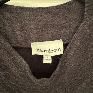 Heartloom Black Midi Dress